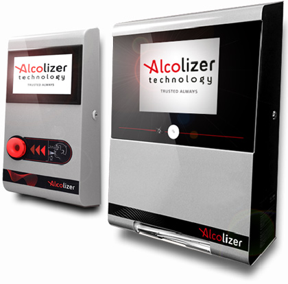 Wall Mount 4 and Centurion alcohol breath testers for Gallagher Security integration with Alcolizer.